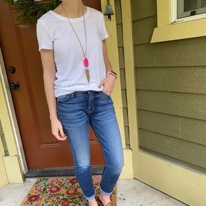 Kendra Scott Rayne Hot Pink Necklace